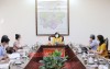 Phó bí thư Thường trực Tỉnh ủy, Chủ tịch HĐND tỉnh, Chủ nhiệm Ban chủ nhiệm 344 Huỳnh Thị Hằng chủ trì cuộc họp