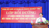 Bí thư Đảng ủy Khối Cơ quan và Doanh nghiệp tỉnh Nguyễn Phúc Hậu phát biểu tại buổi lễ
